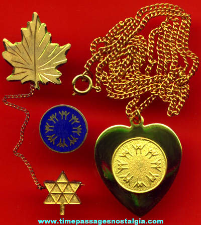 (3) Montreal Canada Expo ’67 Advertising Souvenir Jewelry Items