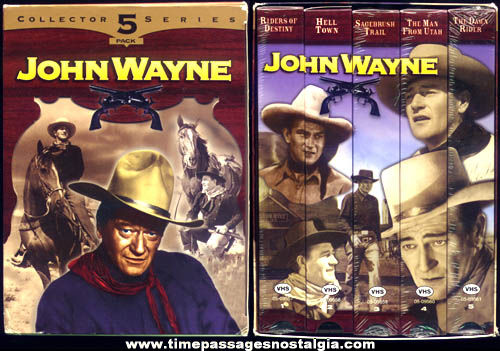 Boxed John Wayne Five Pack Movie Collectors Series