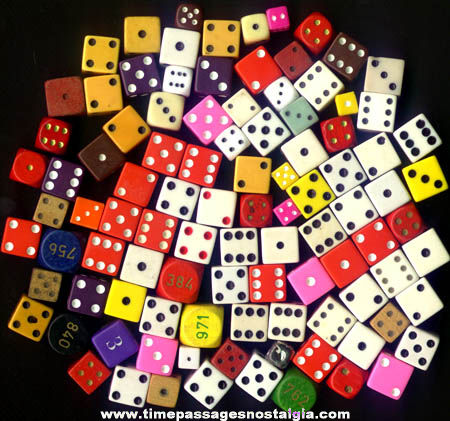 (100) Toy Game Dice