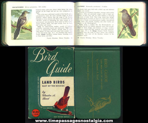 Boxed 1951 Land Birds East Of The Rockies Guide Book