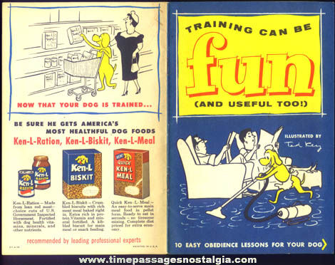 ©1955 Ken-L Ration Dog Food Advertising Premium Booklet