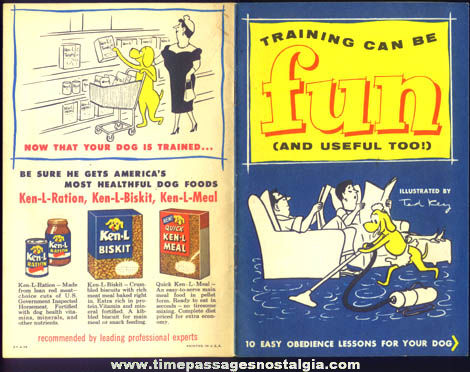 1955 Ken-L Ration Dog Food Advertising Premium Booklet