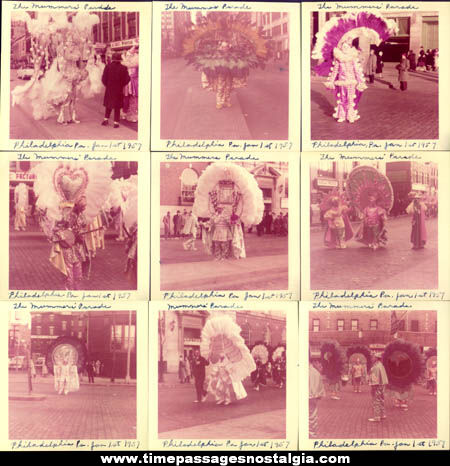 (15) Old Mummer New Years Parade Photographs