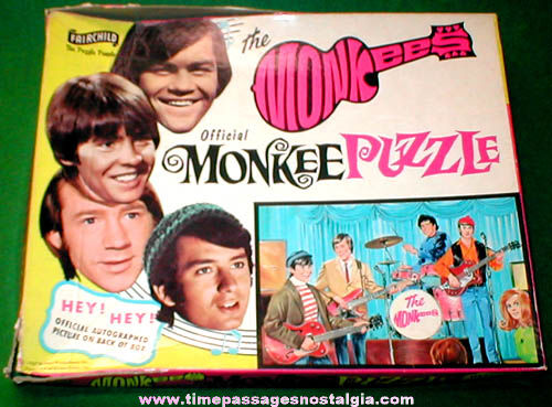 1967 Official Monkees Fairchild Jigsaw Puzzle