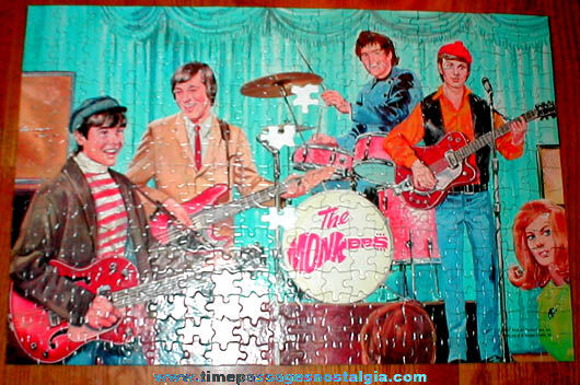 1967 Official Monkees Fairchild Jigsaw Puzzle