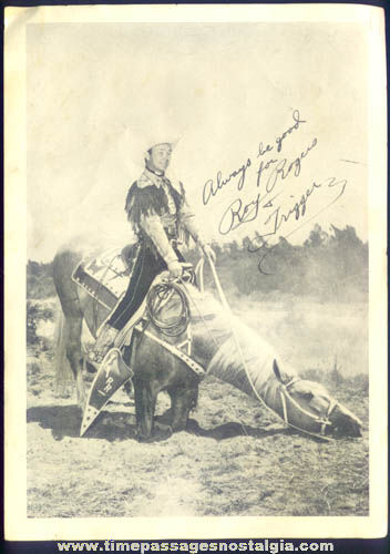 Old Roy Rogers & Trigger Premium Cowboy Photograph