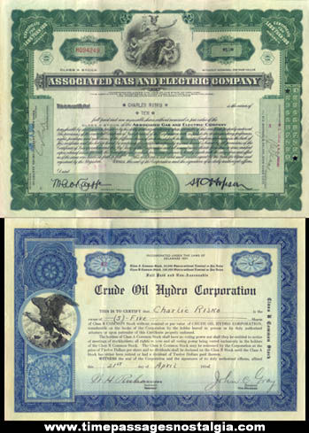 (4) 1932 Energy Company Class A Common Stock Certificates