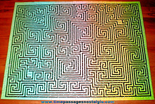 Colorful 1976 An Amazing Maze Springbok Jigsaw Puzzle