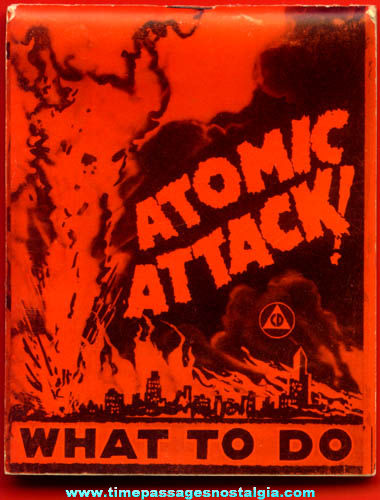 Old Cold War Atomic Attack Information Booklet