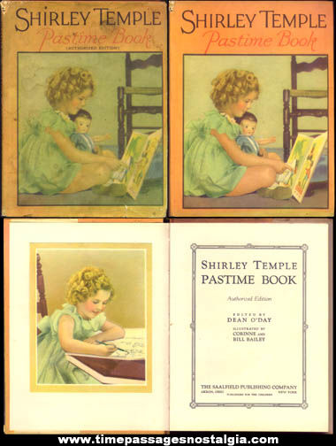 1935 Shirley Temple Pastime Book