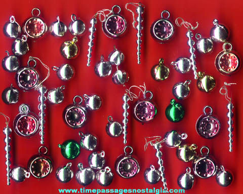 (52) Miniature Old Christmas Ornament Charms