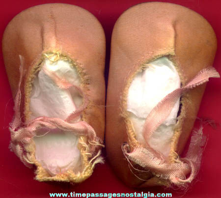 Old Pair of Doll Ballet Slippers