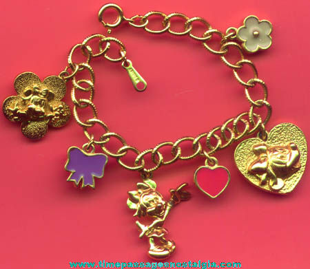 Walt Disney Minnie Mouse Character Friendship Charm Bracelet