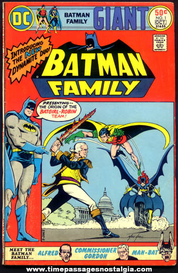 ©1975 The Batman Family #1 DC Comics Comic Book