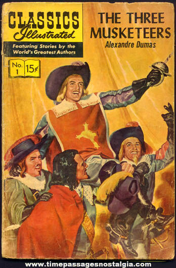1965 Three Musketeers Classics Illustrated Comic Book