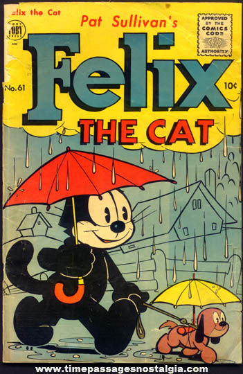 ©1955 Felix The Cat Character Toby Press Comic Book