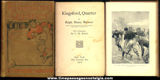 1910 Kingsford Quarter Hard Back Football Book