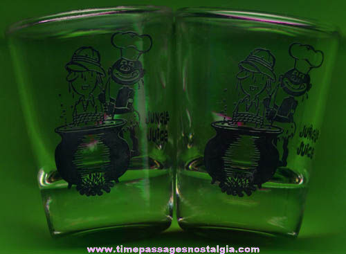 (2) Old Cannibal Scene Jungle Juice Shot Glasses