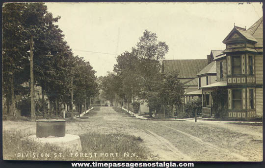 1911 Forest Port New York Real Photo Post Card