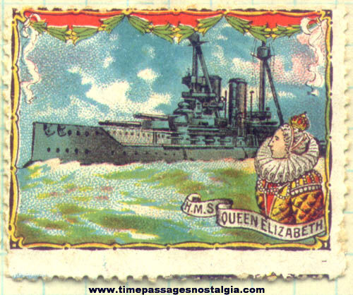 (24) Colorful Old European World War I Stamps
