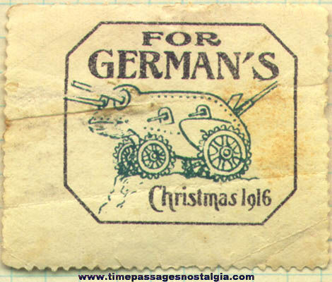 (13) Old European World War I Stamps