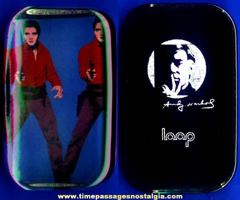 Andy Warhol Licenced Elvis Presley Art Paperweight