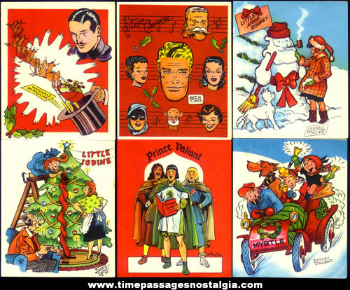 Boxed ©1951 King Features Syndicate Comic Character Christmas Cards