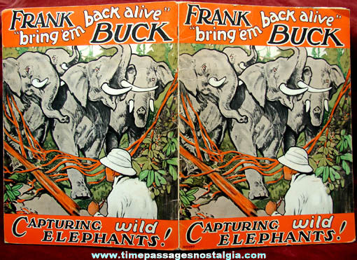 1934 Frank Buck Bring ’em Back Alive Book