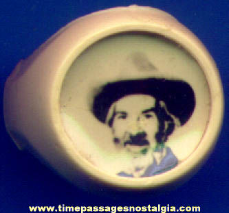 Old Gabby Hayes Western Cowboy Real Photo Toy Ring