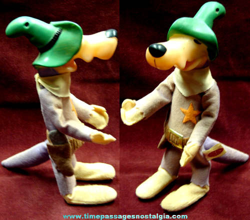 1960s Deputy Droopalong Coyote Ideal Bendable Cartoon Toy Figure