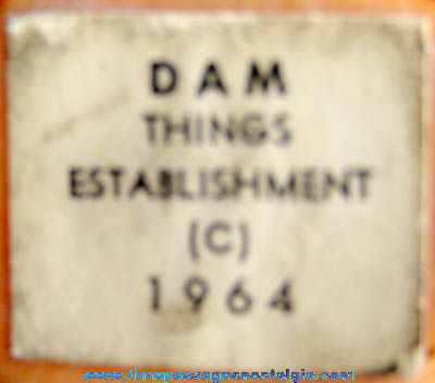Large 1964 Dam Things Establishment Troll Cow Figure