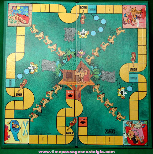 1968 George Of The Jungle Parker Brothers Board Game