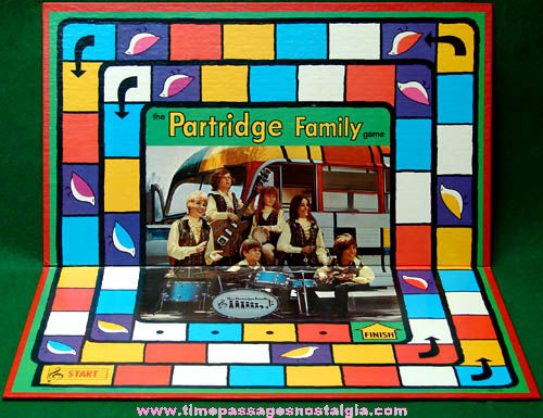 ©1971 Partridge Family Milton Bradley Board Game
