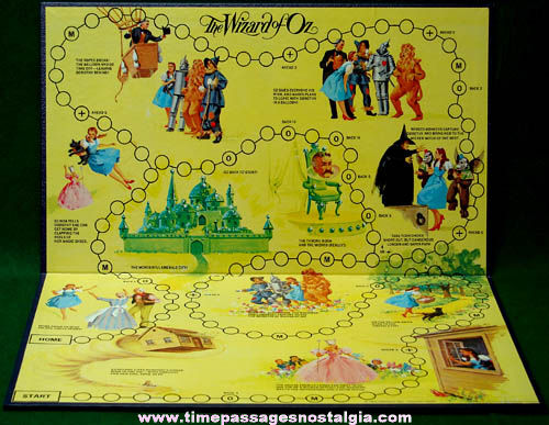 ©1974 Wizard of Oz Cadaco Board Game