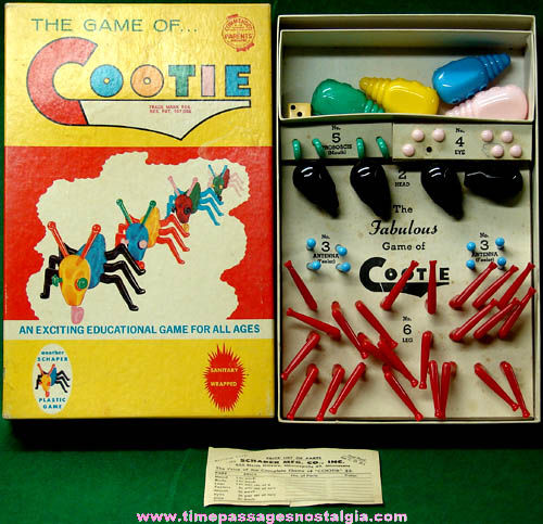 ©1949 Boxed Schaper Cootie Game