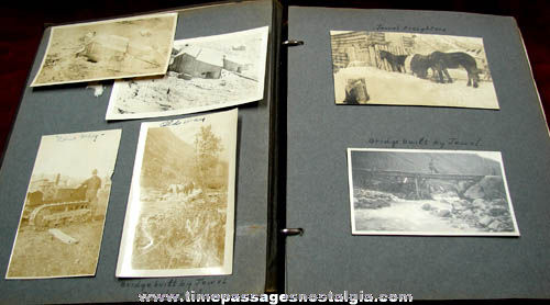 1920s Alaska Gold Mining Scrapbook & Photo Album
