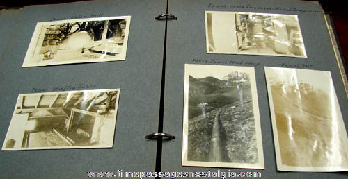 1920s Alaska Gold Mining Scrapbook & Photo Album