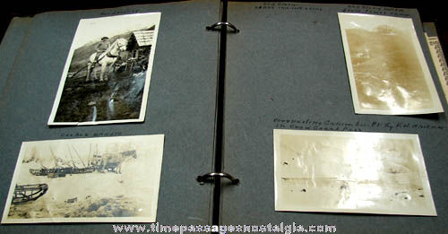 1920s Alaska Gold Mining Scrapbook & Photo Album