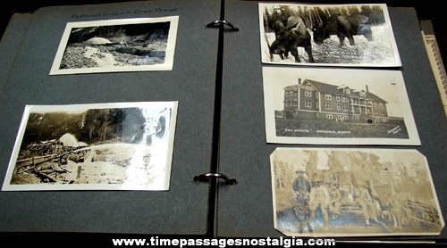 1920s Alaska Gold Mining Scrapbook & Photo Album