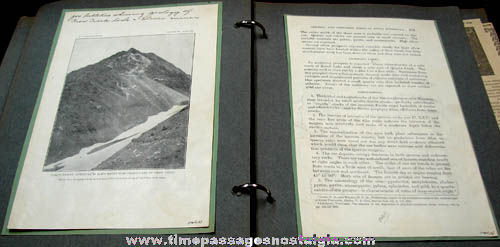 1920s Alaska Gold Mining Scrapbook & Photo Album