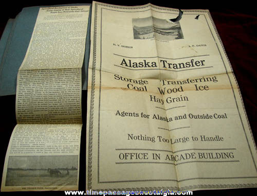 1920s Alaska Gold Mining Scrapbook & Photo Album