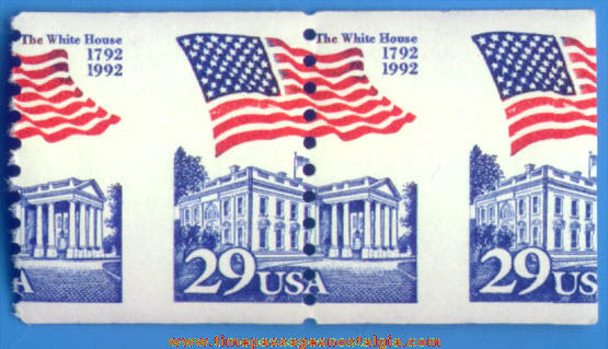 Unused 1992 United States White House Flag 29c Postage Stamp Error