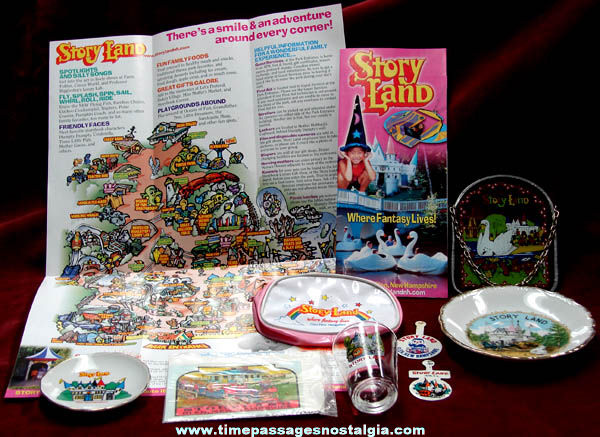 (10) Old Story Land Glen New Hampshire Advertising Souvenir Items