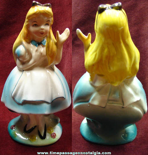 1951 Walt Disney Alice In Wonderland Ceramic Figurine from Watch