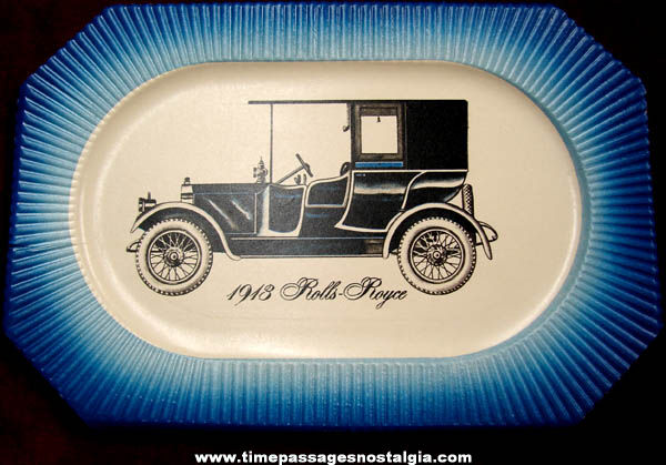 (17) 1960 Unused Antique Automobile Paper Plates