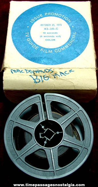 1975 McDonalds Big Mac Advertising Commercial 16mm Film