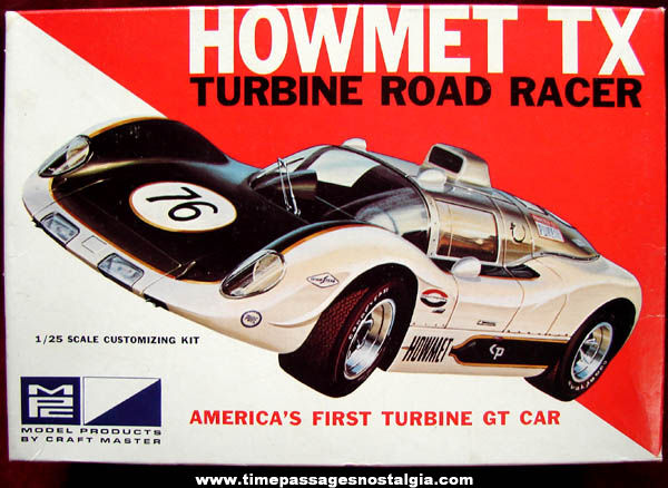 Old Unbuilt Howmet TX Turbine Road Racer MPC Car Model Kit