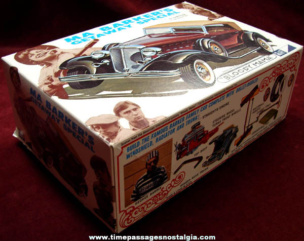 Old Unbuilt Ma Barker Getaway Special 1932 Chrysler MPC Car Model Kit