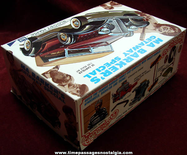 Old Unbuilt Ma Barker Getaway Special 1932 Chrysler MPC Car Model Kit