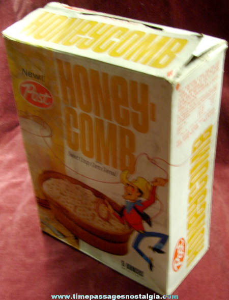 Complete Old Post Honey Comb Cereal Box